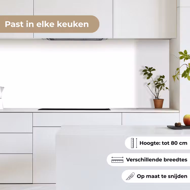 Keuken achterwand - Wit - Kleuren - Neutraal — 7