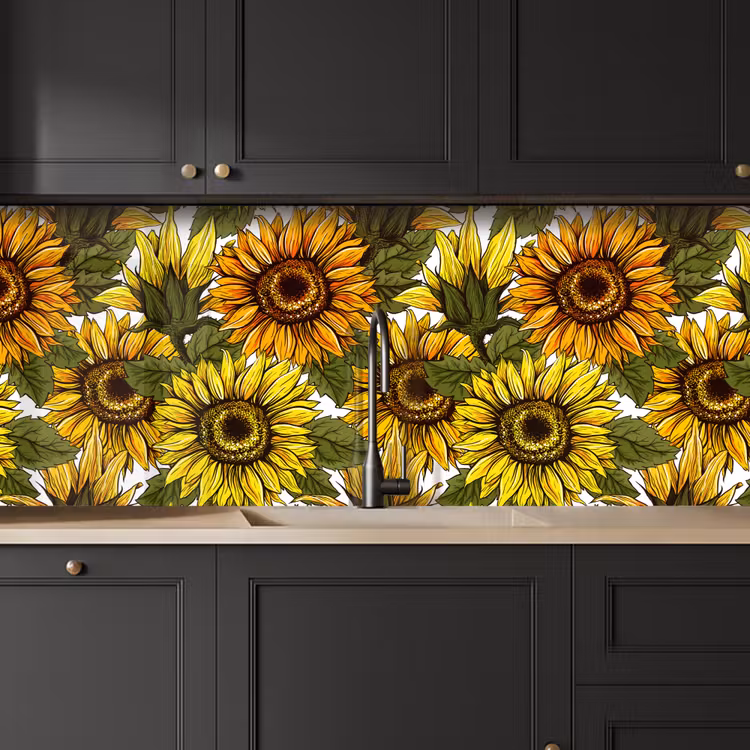 Keuken achterwand - Zonnebloem - Vintage - Design — 6
