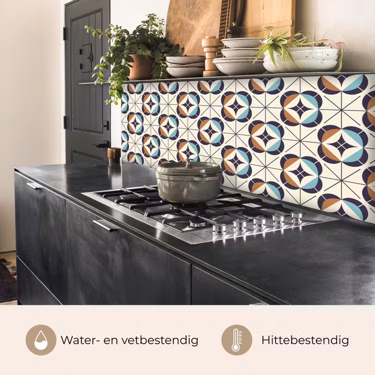 Keuken achterwand - Retro - Design - Geometrie — 5