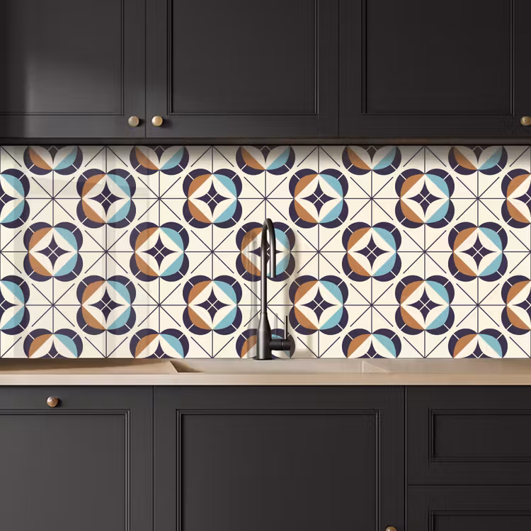 Keuken achterwand - Retro - Design - Geometrie — 6