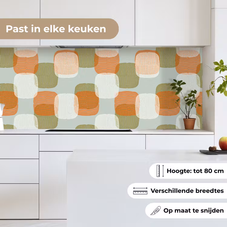 Keuken achterwand - Retro - Patroon - Pastel — 7