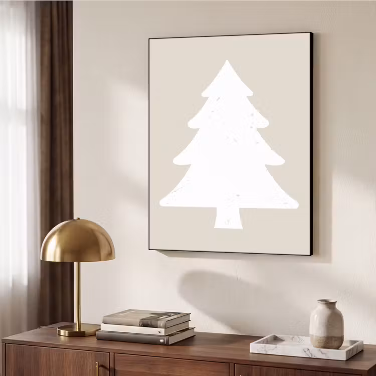 Art Frame - Japandi - Kerstboom - Beige - Kerstversiering — 6