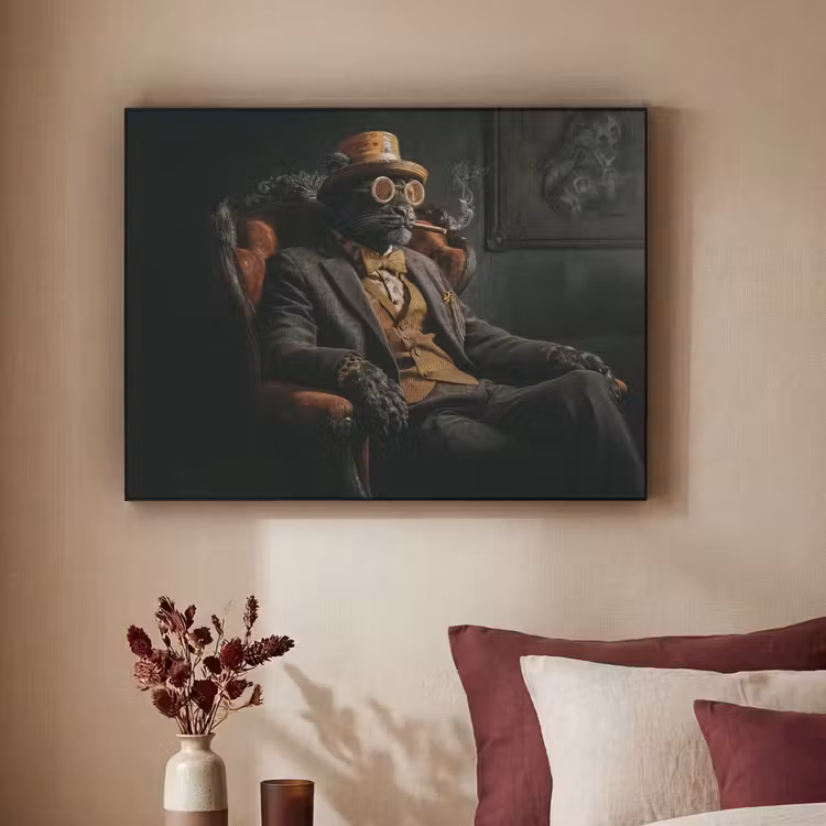 Art Frame - Kat - Pak - Oranje - Sigaar — 2