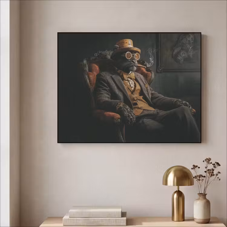 Art Frame - Kat - Pak - Oranje - Sigaar — 3
