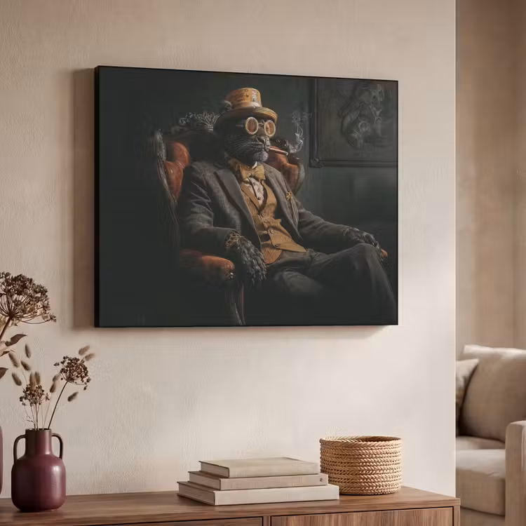 Art Frame - Kat - Pak - Oranje - Sigaar — 4