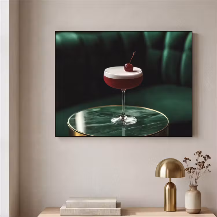 Art Frame - Kers - Cocktail - Rood - Marmer — 3