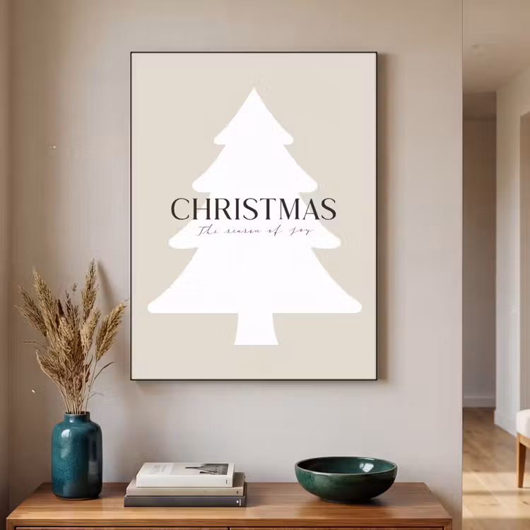 Art Frame - Kerstboom - Japandi - Christmas - Beige — 3