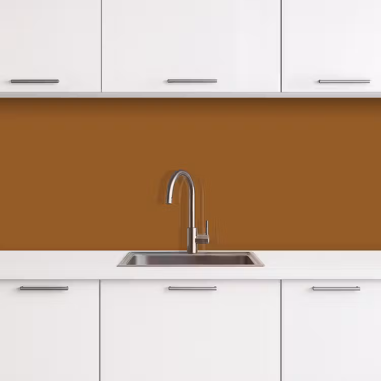Keuken achterwand - Bruin - Aardetint - Effen kleur — 4