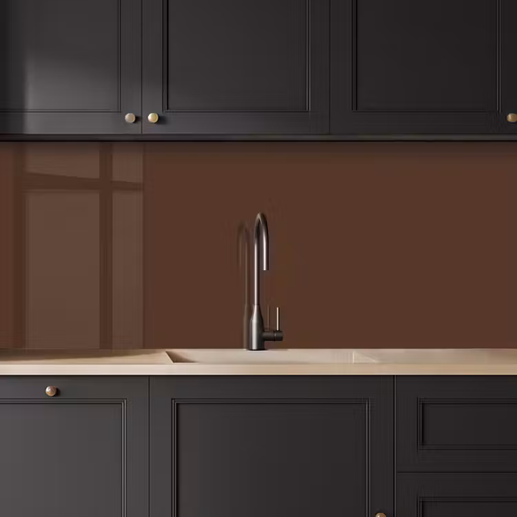 Keuken achterwand - Bruin - Donker - Kleuren — 6