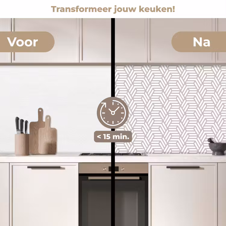 Keuken achterwand - Grafisch - Patroon - Modern - Opvallend — 3