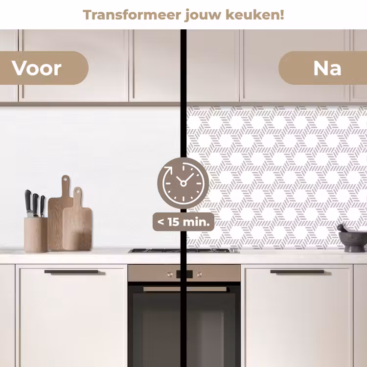 Keuken achterwand - Grafisch - Patroon - Modern - Opvallend - Begrensd — 3