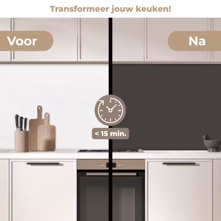 Keuken achterwand - Grijs - Kleuren - Effen — 3
