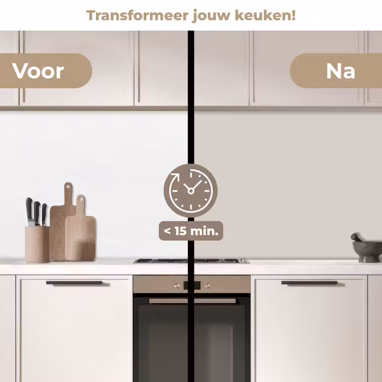Keuken achterwand - Grijs - Licht - Herfst — 3