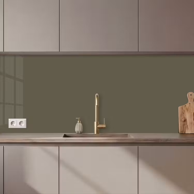 Keuken achterwand - Grijs - Warm - Herfst — 1