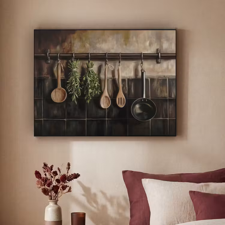 Art Frame - Keukengerei - Rustiek - Tegels - Kruiden — 2