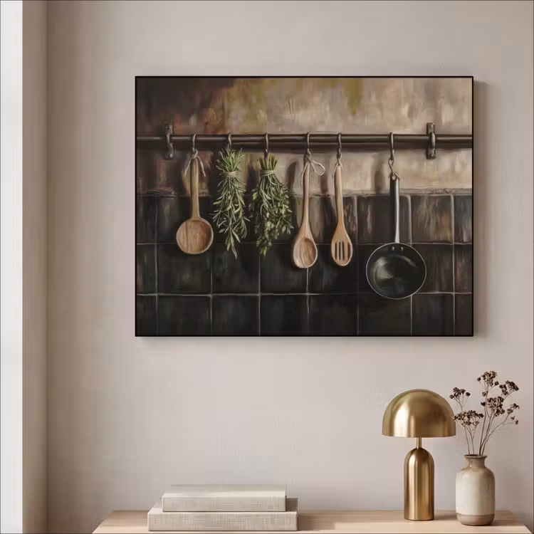 Art Frame - Keukengerei - Rustiek - Tegels - Kruiden — 3