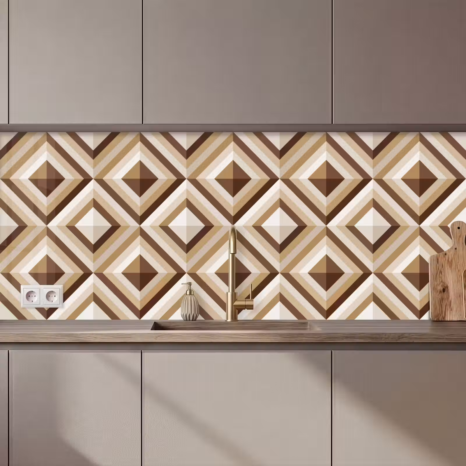 Keuken achterwand - Retro - Ster - Design — 1