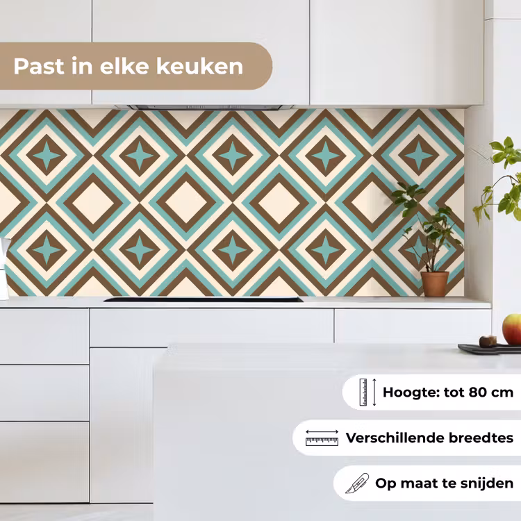 Keuken achterwand - Jaren 50 - Ster - Design — 7