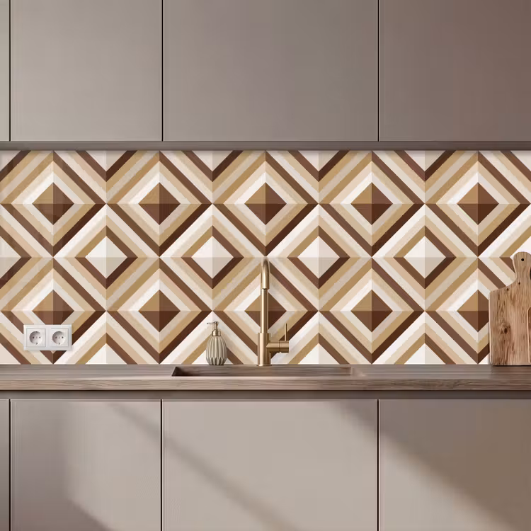 Keuken achterwand - Retro - Ster - Design — 1