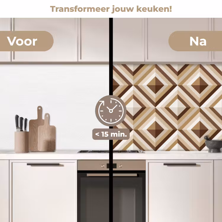 Keuken achterwand - Retro - Ster - Design — 3