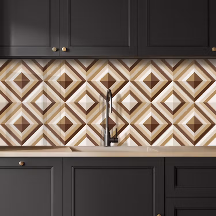 Keuken achterwand - Retro - Ster - Design — 6