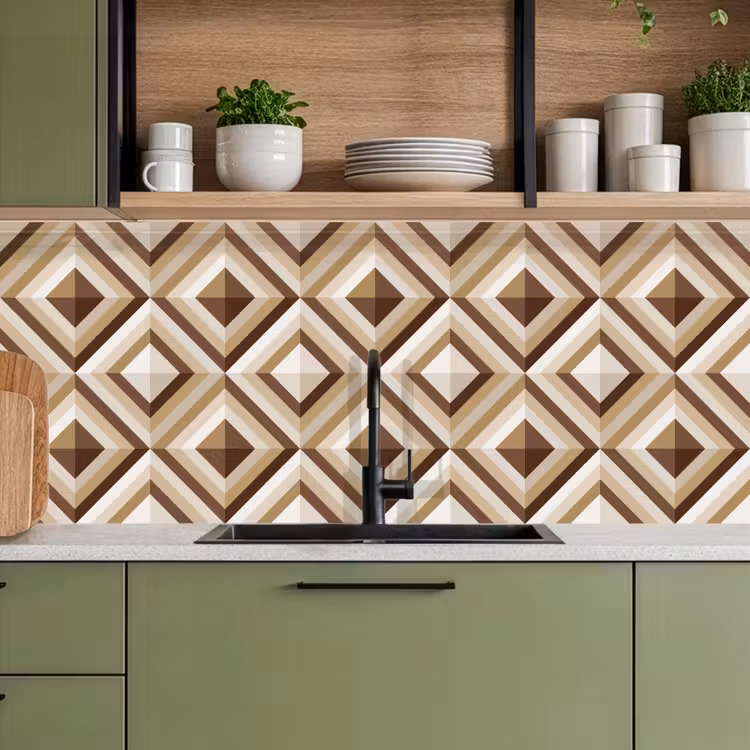 Keuken achterwand - Retro - Ster - Design — 8
