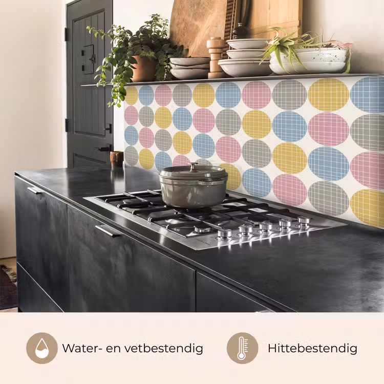 Keuken achterwand - Stippen - Lijn - Patroon — 5