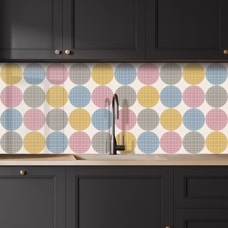 Keuken achterwand - Stippen - Lijn - Patroon — 6