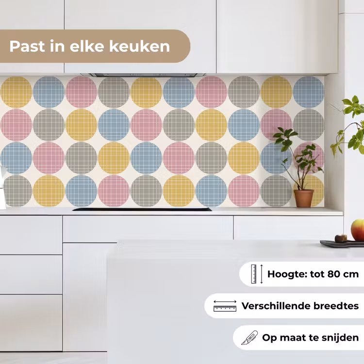 Keuken achterwand - Stippen - Lijn - Patroon — 7