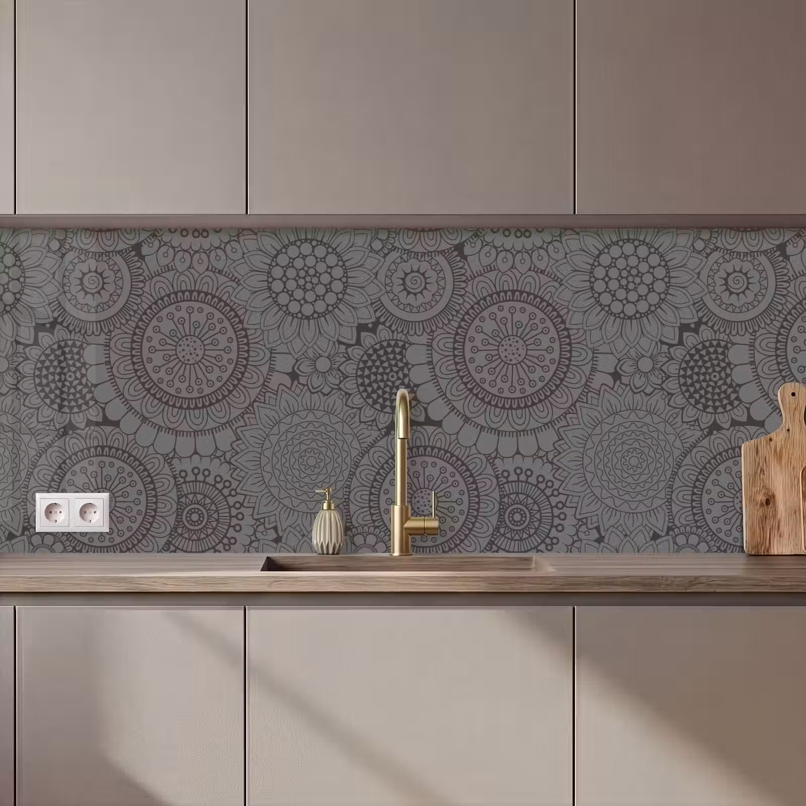 Keuken achterwand - Design - Bohemian - Zonnebloem — 1
