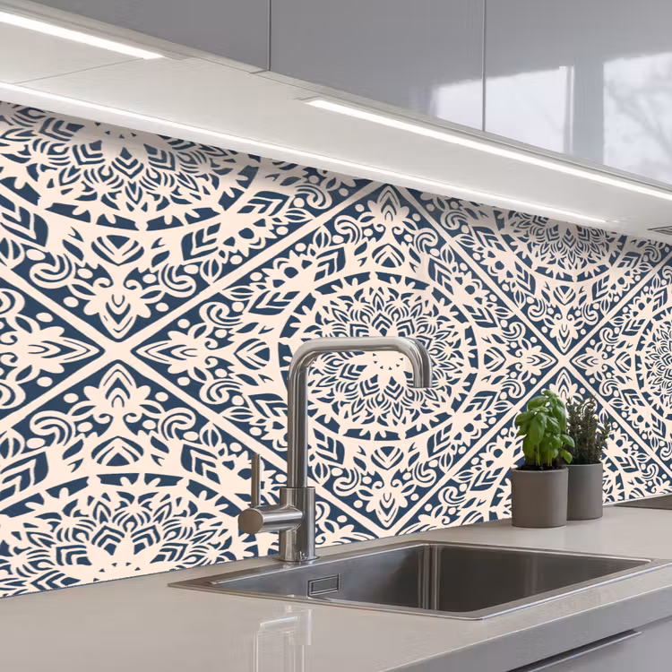 Keuken achterwand - Design - Ornament - Vintage - Retro — 2