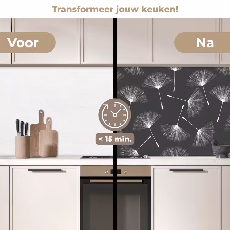Keuken achterwand - Design - Paardenbloem - Plant — 3