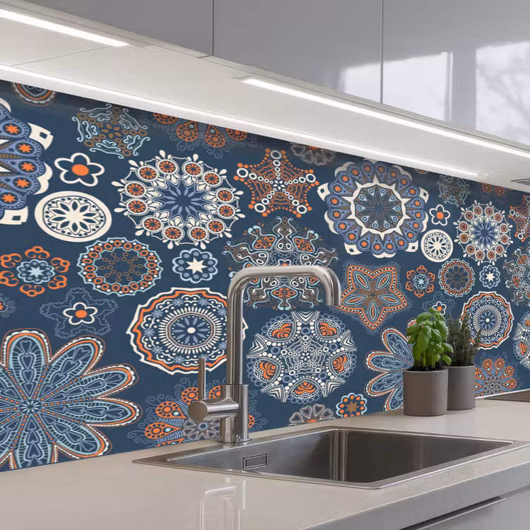 Keuken achterwand - Patronen - Ornament - Versiering — 2