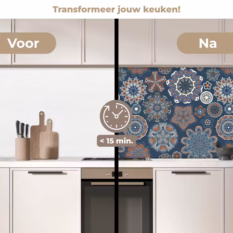 Keuken achterwand - Patronen - Ornament - Versiering — 3