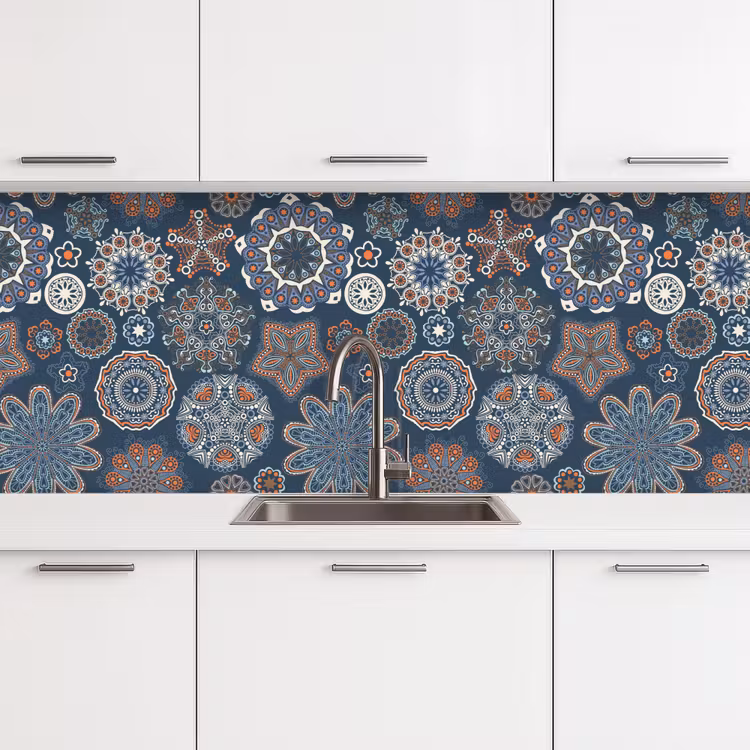 Keuken achterwand - Patronen - Ornament - Versiering — 4