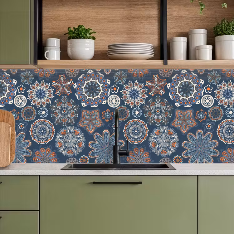 Keuken achterwand - Patronen - Ornament - Versiering — 8