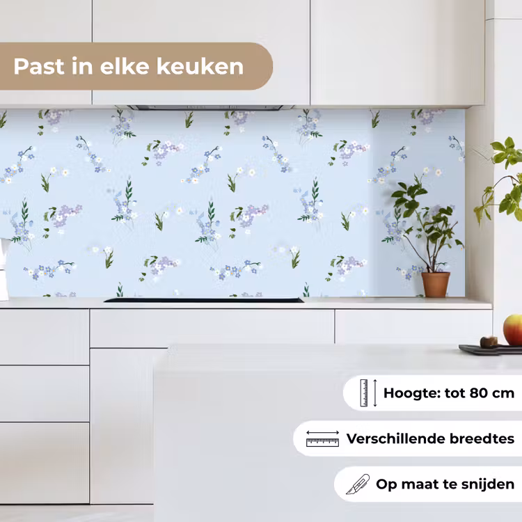 Keuken achterwand - Patroon - Bloemen - Versiering — 7
