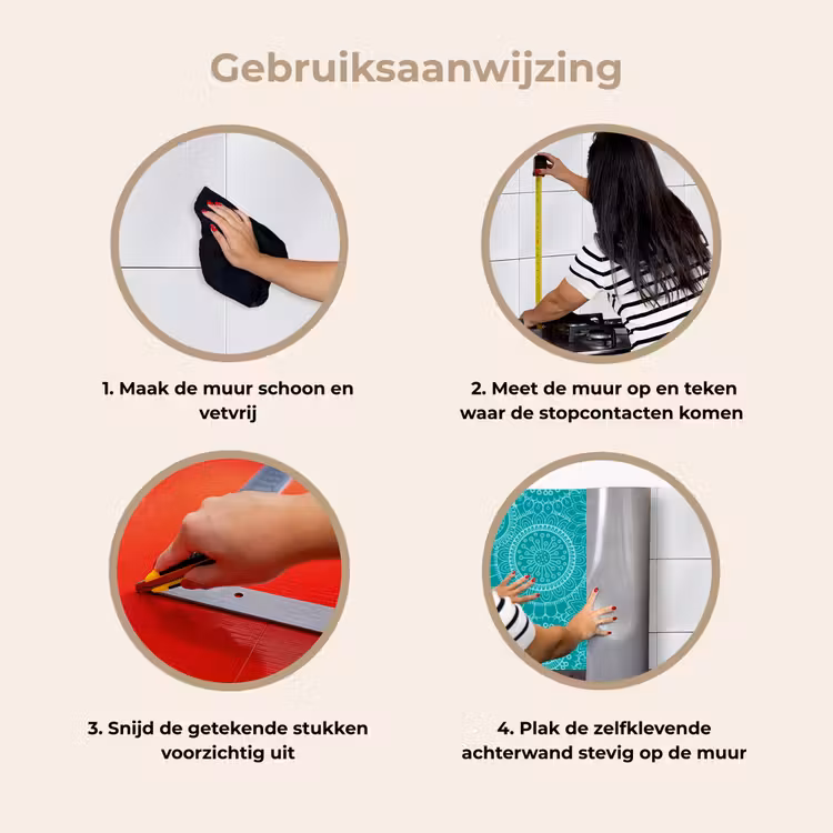 Keuken achterwand - Patroon - Zonnebloemen - Mandala — 9