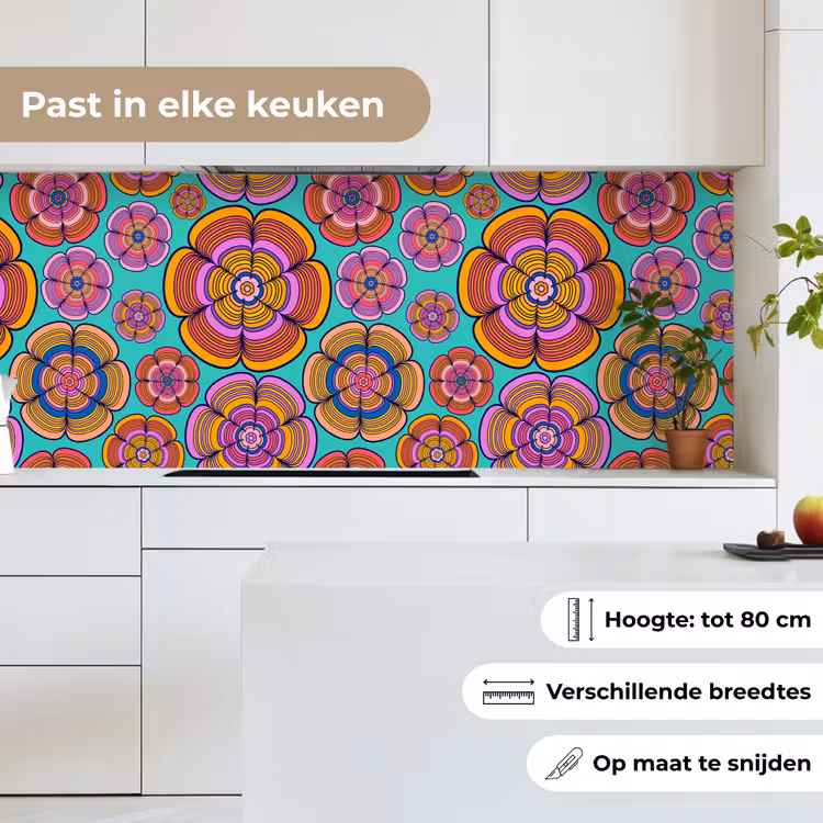 Keuken achterwand - Design - Flower Power - Kleuren — 7