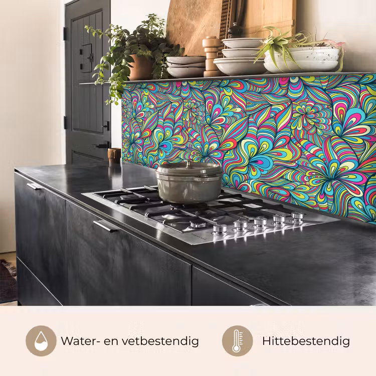 Keuken achterwand - Fantasy - Design - Kleuren - Retro — 5