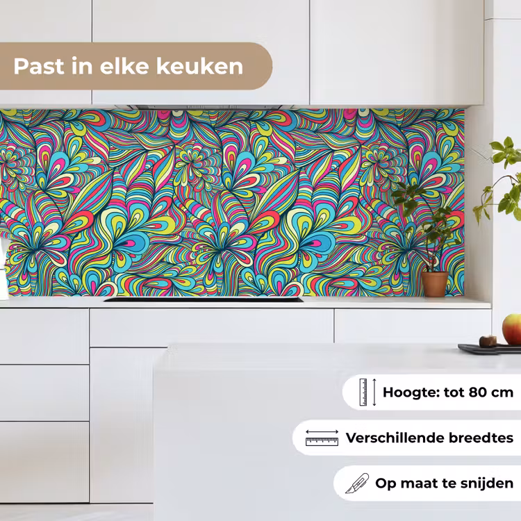 Keuken achterwand - Fantasy - Design - Kleuren - Retro — 7