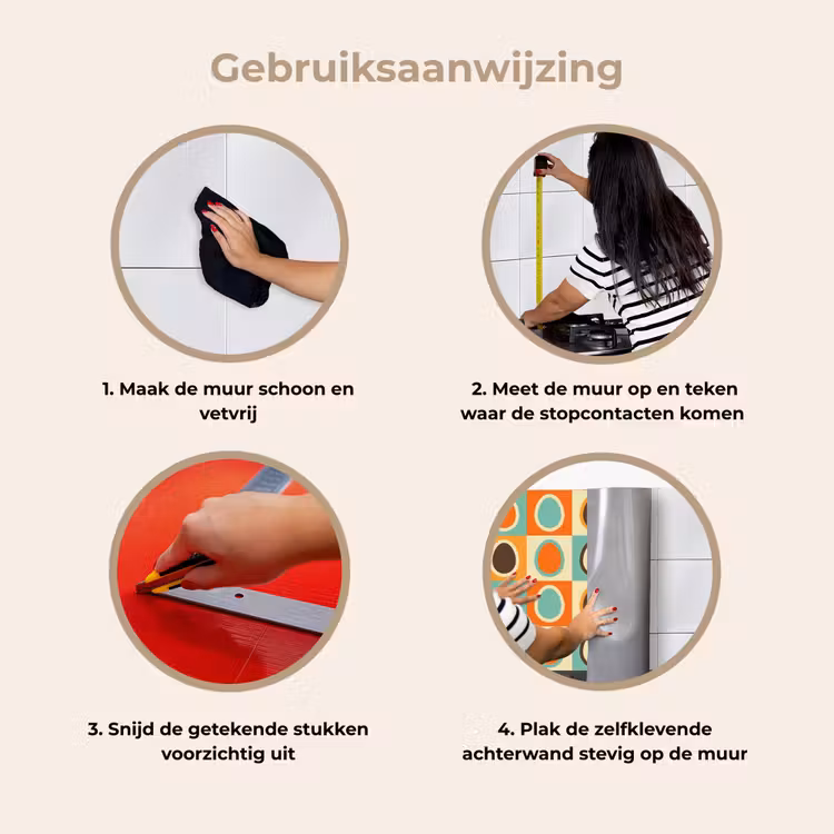 Keuken achterwand - Retro - Patronen - Ei — 9