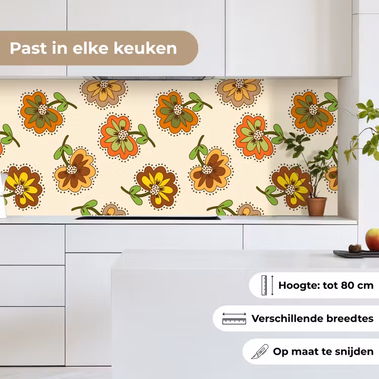 Keuken achterwand - Design - Bloemen - Retro - Vintage — 7
