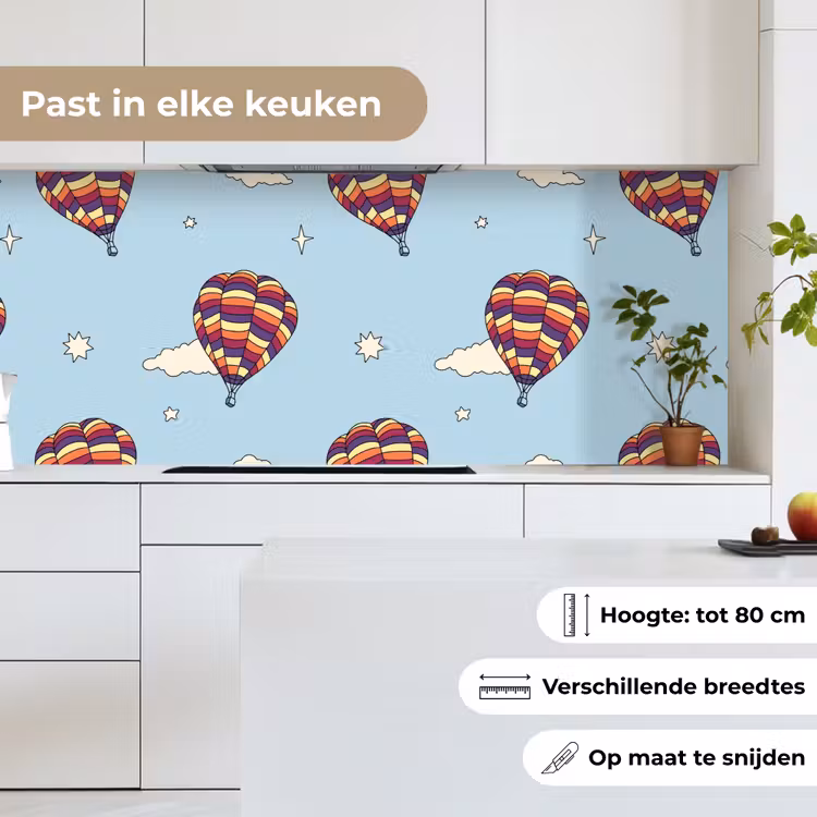 Keuken achterwand - Design - Vintage - Luchtballon — 7