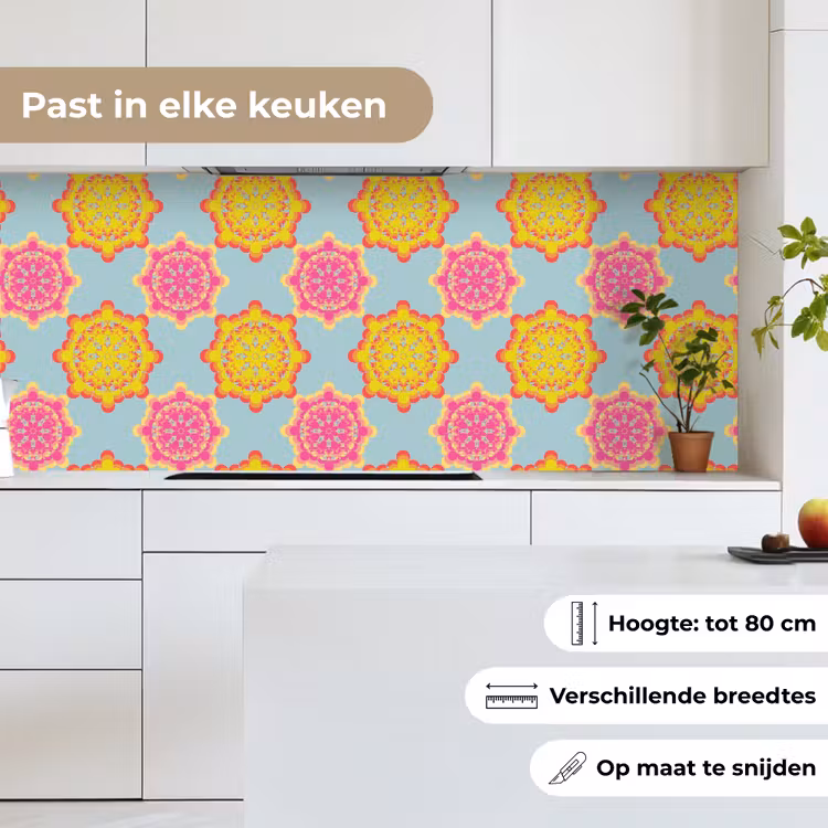 Keuken achterwand - Flower Power - Design - Hippie — 7