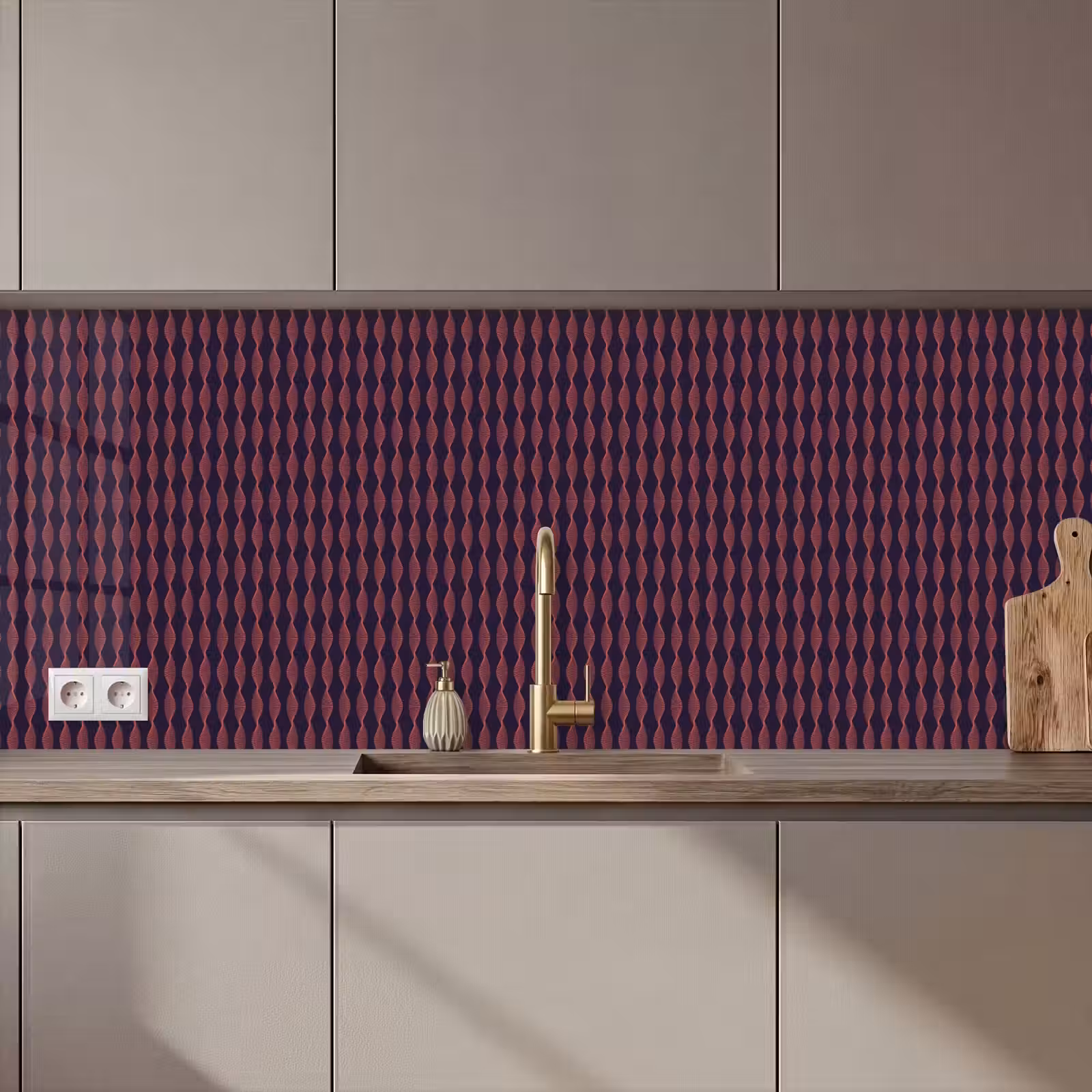 Keuken achterwand - Patronen - Abstract - Vintage — 1
