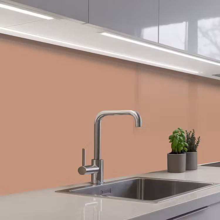 Keuken achterwand - Beige - Kleur - Roze — 2