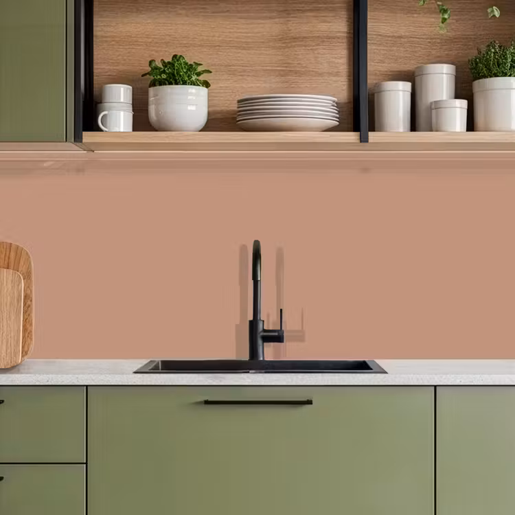 Keuken achterwand - Beige - Kleur - Roze — 8
