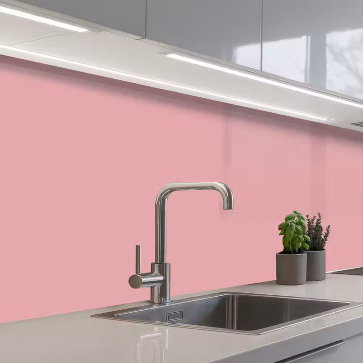 Keuken achterwand - Roze - Kleuren - Interieur - Effen - Kleur — 2