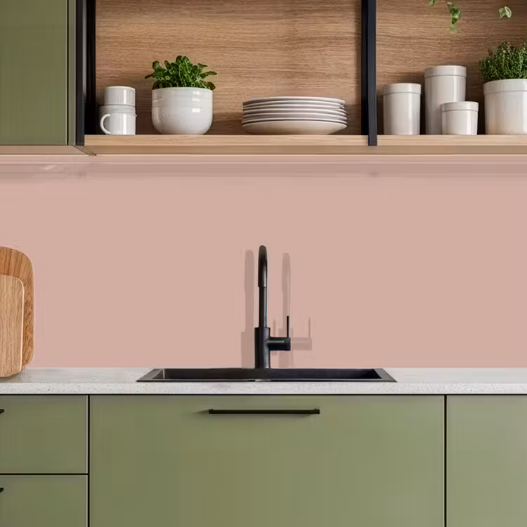 Keuken achterwand - Roze - Palet - Oud - Effen - Oudroze — 8